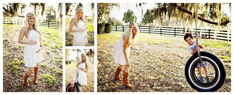 Outside Maternity Photographs Tampa