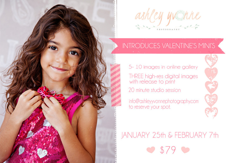 Tampa photographer valentines mini photography session for kids