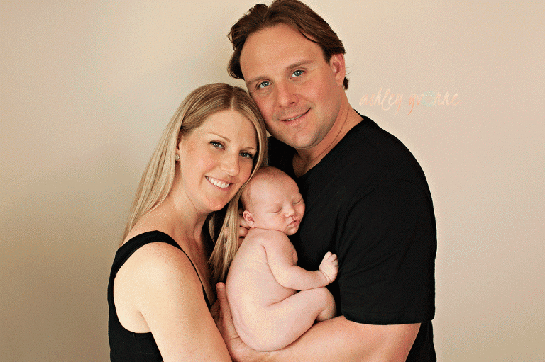 Infant Photography Session in home studio www.ashleyyvonnephotography.com