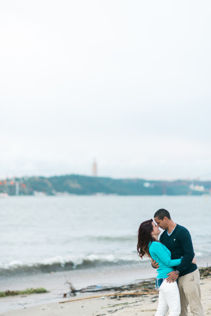 by the water in Lisbon