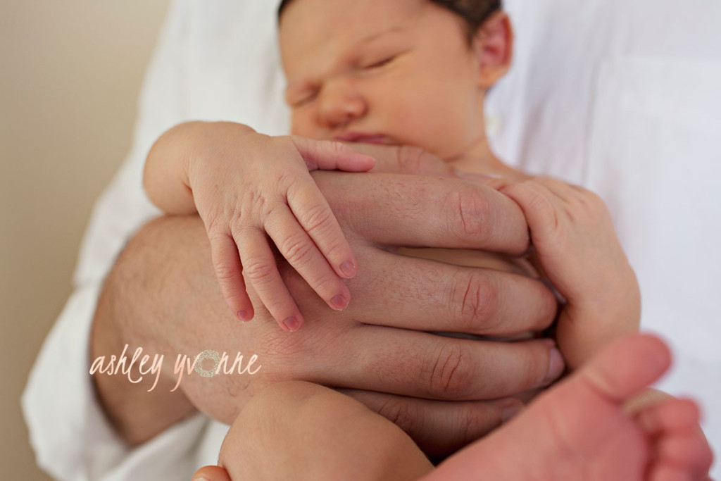 daughter in dads hands