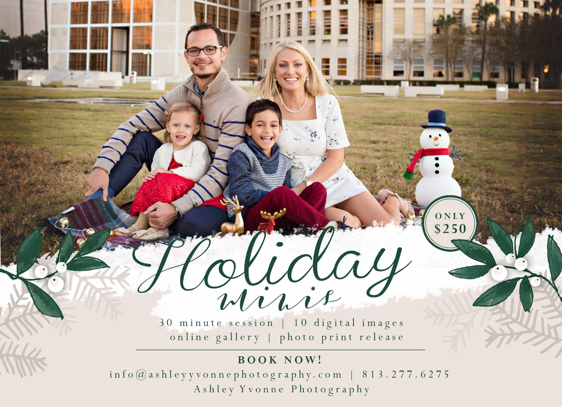 Tampa Holiday Mini Sessions Of 2017 Tampa Newborn Photographer